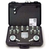 SensoControl ServiceJunior Diagnostic Tee Kit with Two Gauges and EMA Style Tee Fittings